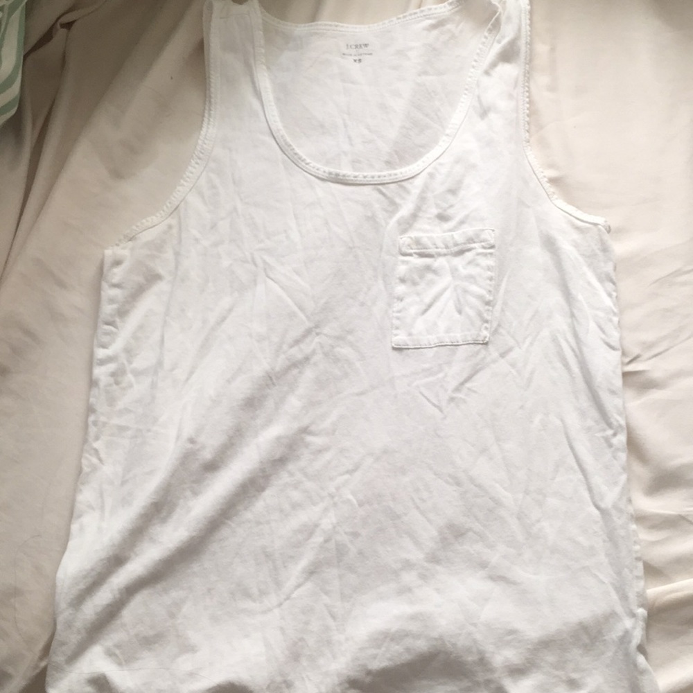 White tank top from J Crew